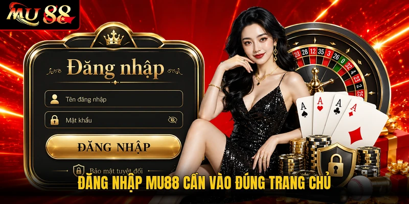 Đăng nhập MU88 cần vào đúng trang chủ