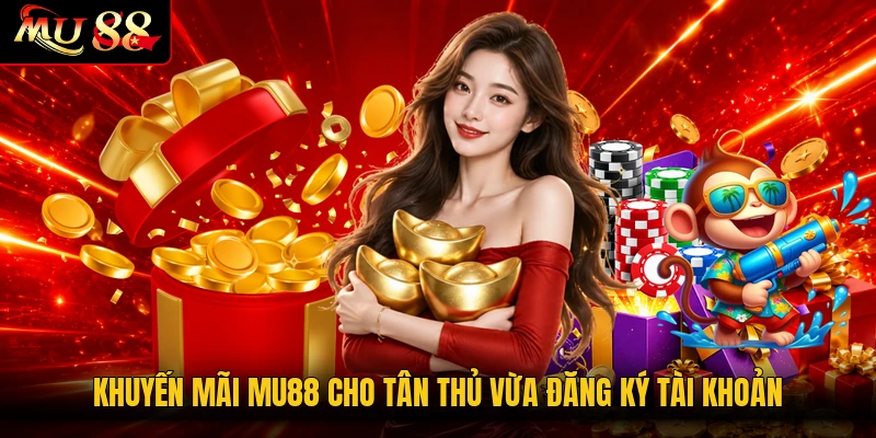 Khuyến mãi MU88 cho tân thủ vừa đăng ký tài khoản