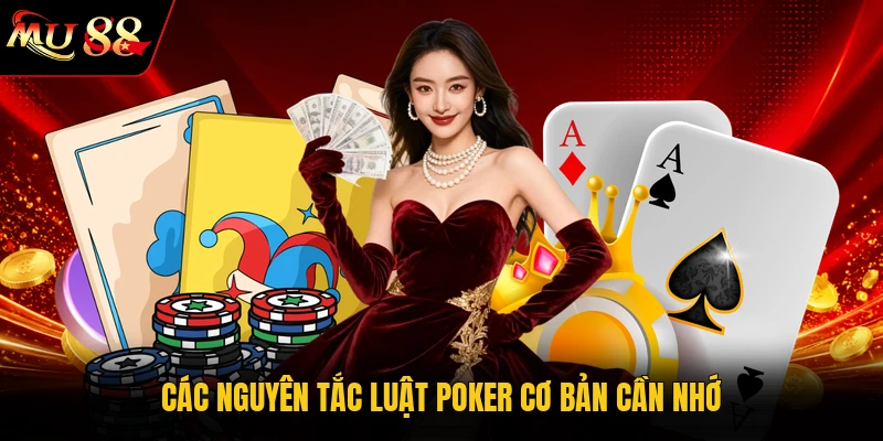 Các nguyên tắc luật Poker cơ bản cần nhớ