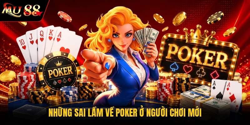 Những sai lầm về Poker ở người chơi mới