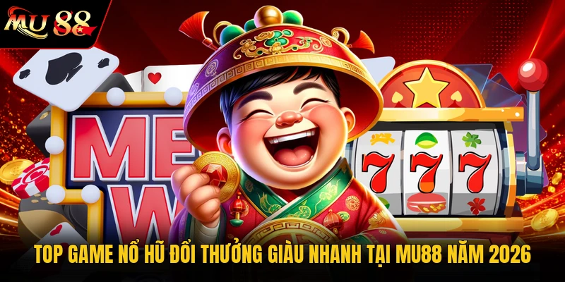 Top Game Nổ Hũ Đổi Thưởng Giàu Nhanh Tại MU88 Năm 2026