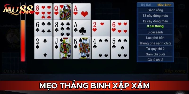 Mẹo thắng Binh Xập Xám